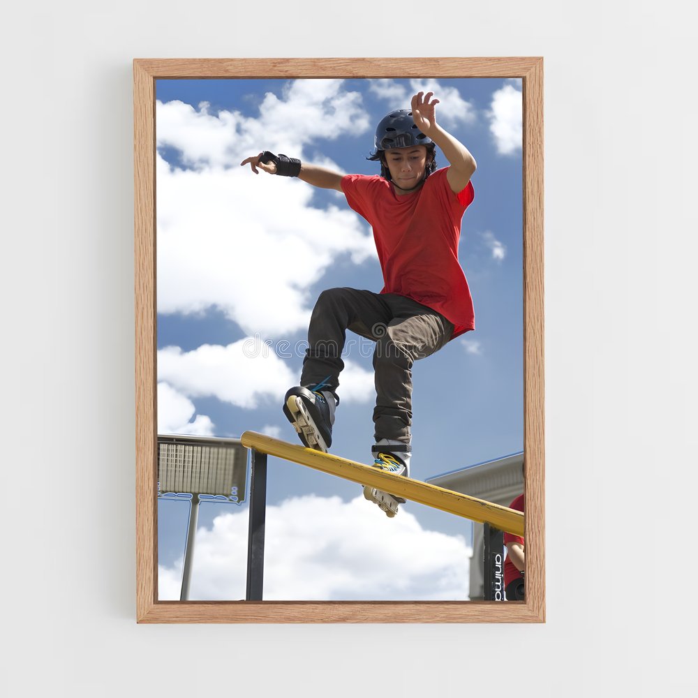 Poster Skatepark Thrills – affiche Rollerblade (vue 4)